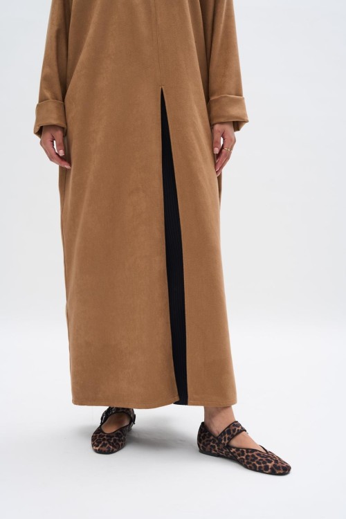 Robe pull Ayla noisette