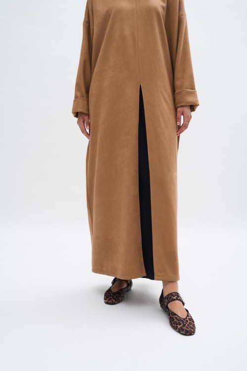 Robe pull Ayla noisette