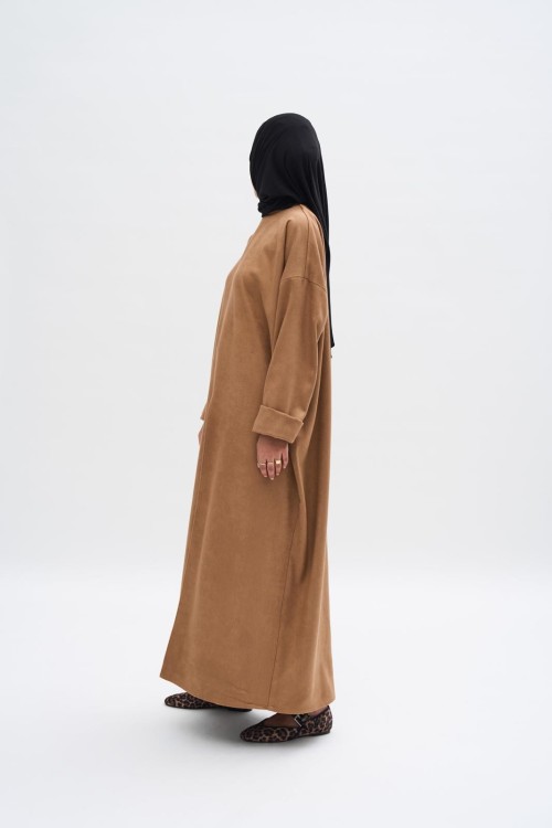 Robe pull Ayla noisette