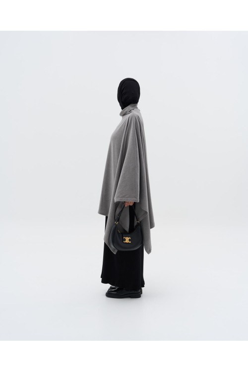 Cape Poncho grise