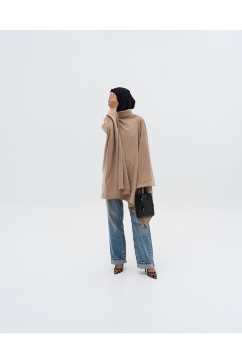 Cape Poncho beige