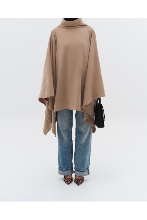 Cape Poncho beige