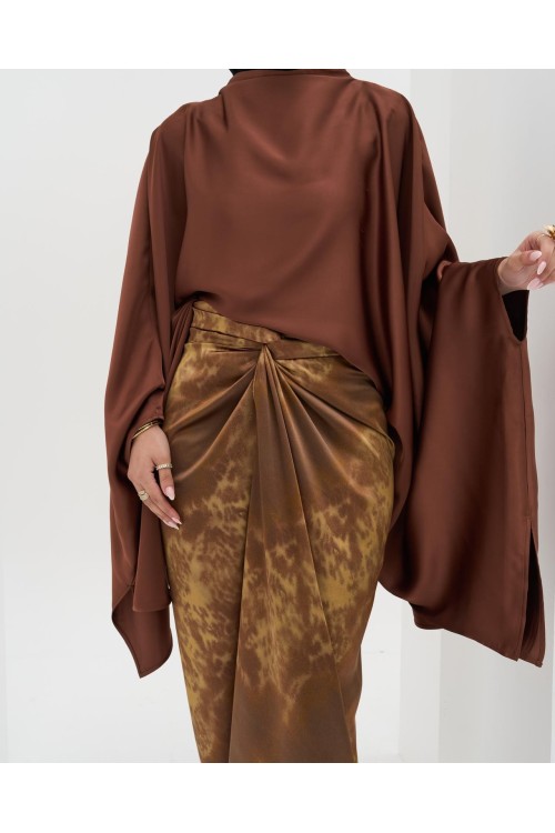 Jupe Rosalia Marron