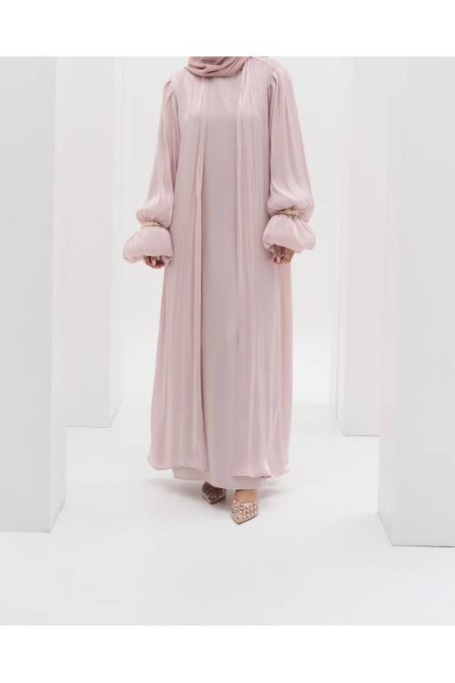 Abaya Lolita Rose poudré