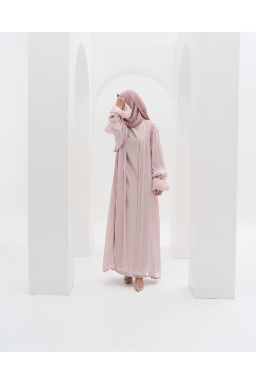 Abaya Lolita Rose poudré