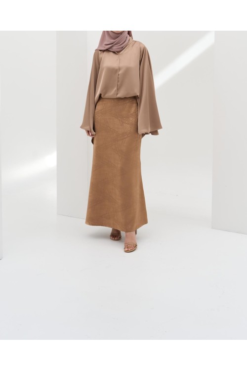 Cape Cara noisette satiné