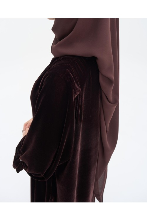 Robe Adrya marron