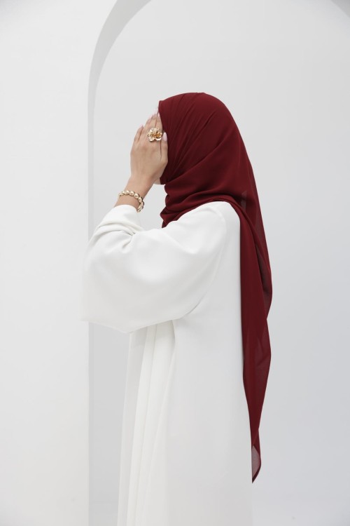 Hijab burgundy