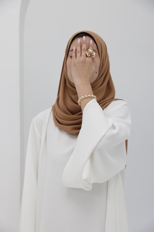 Hijab noisette