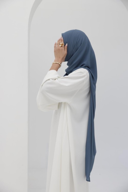 Hijab bleu