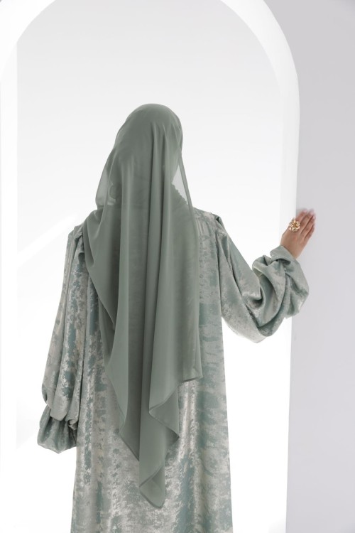 Hijab vert amande