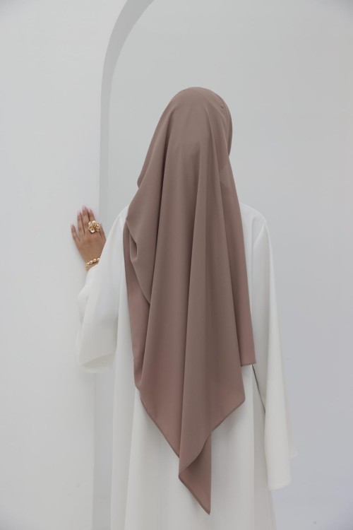 Hijab taupe claire