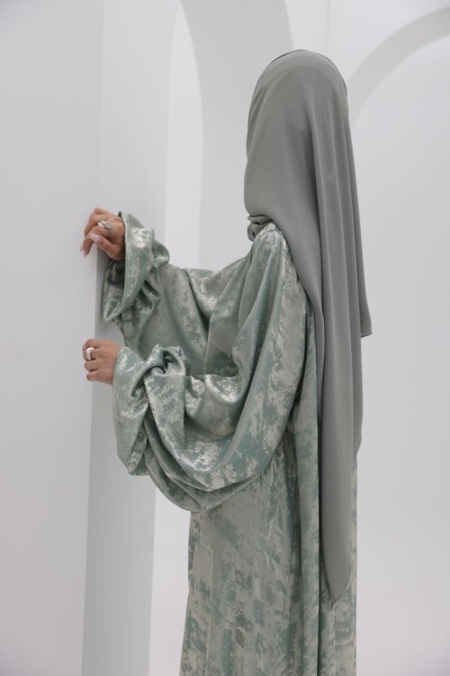 Robe Assya vert amande