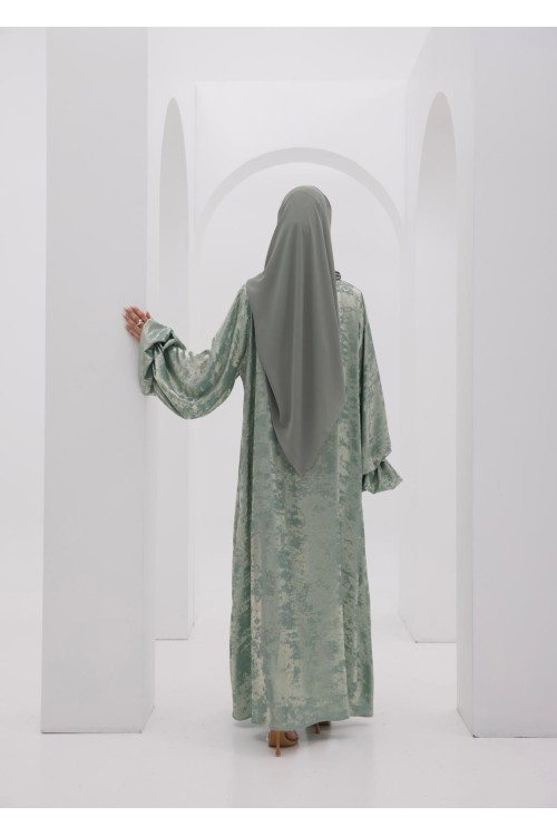 Robe Assya vert amande