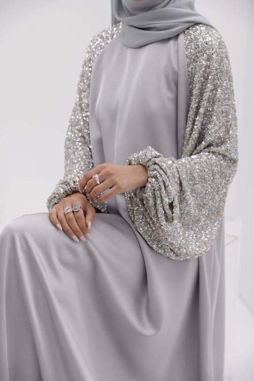Robe Mona gris