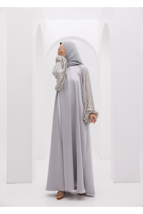 Robe Mona gris