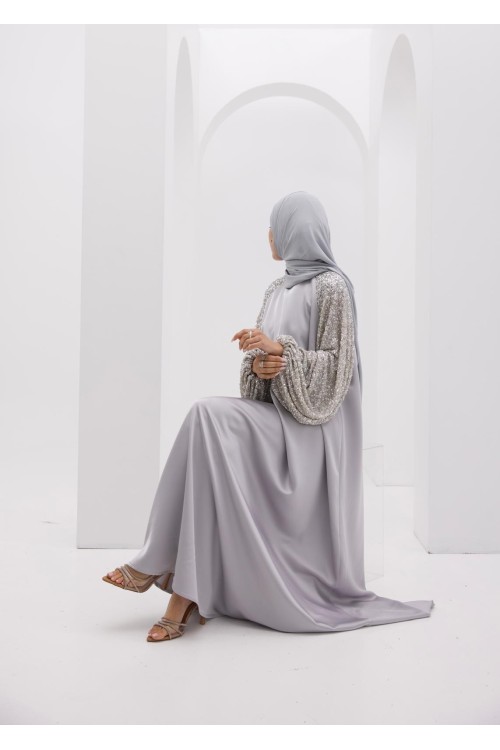 Robe Mona gris