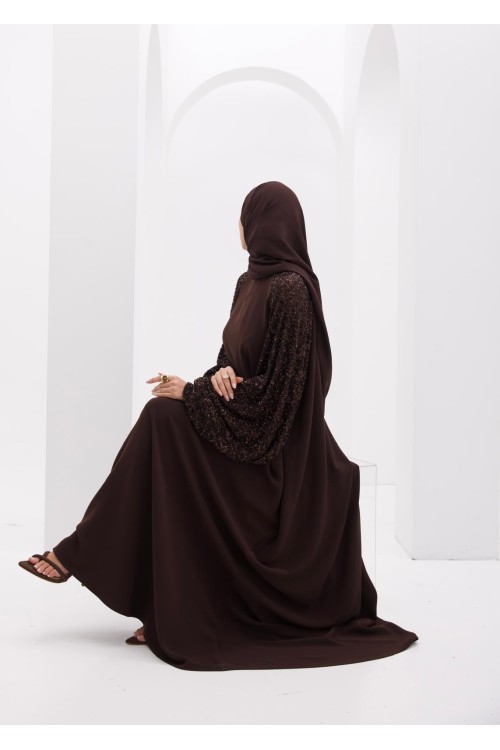 Robe Mona marron