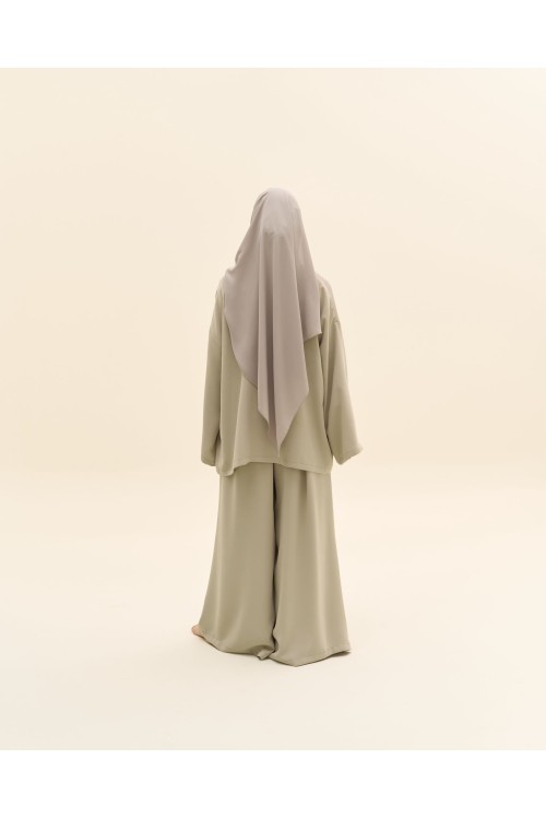 Ensemble Spring vert amande