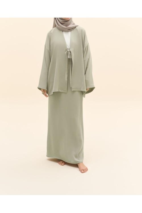 Ensemble Spring vert amande