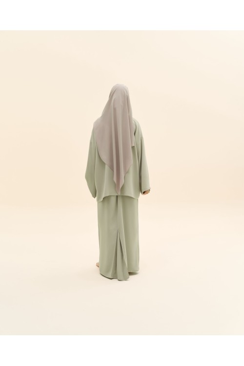 Ensemble Spring vert amande