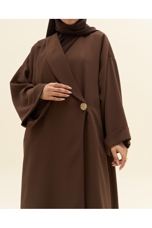 Abaya Alice marron