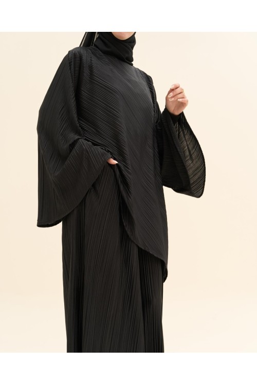 Ensemble plissé Tama noir