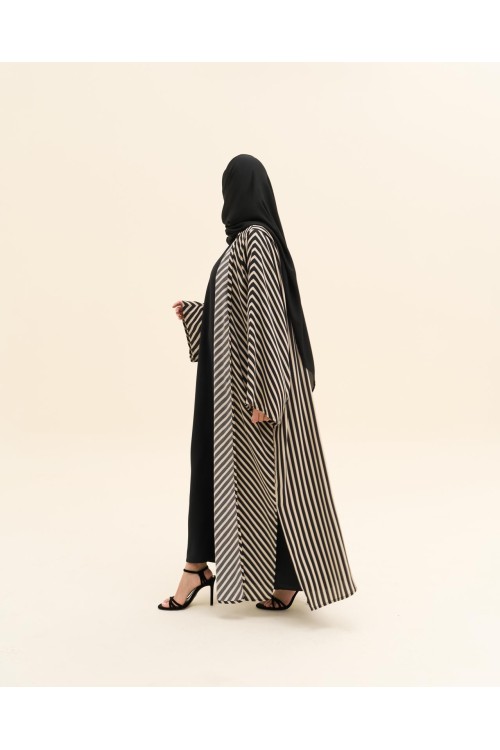 Abaya Serena rayée