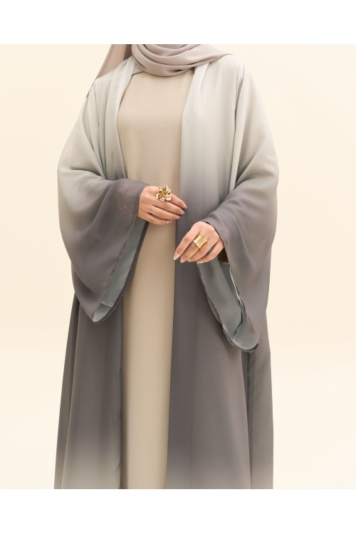 Abaya Liya vert amande