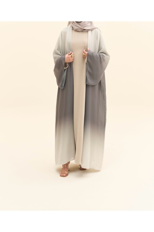 Abaya Liya vert amande