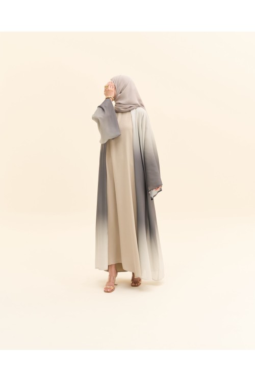 Abaya Liya vert amande