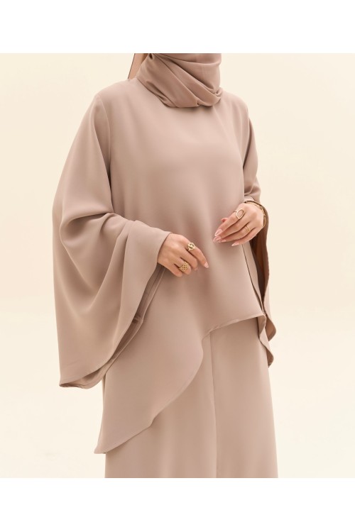 Cape Cara beige poudré