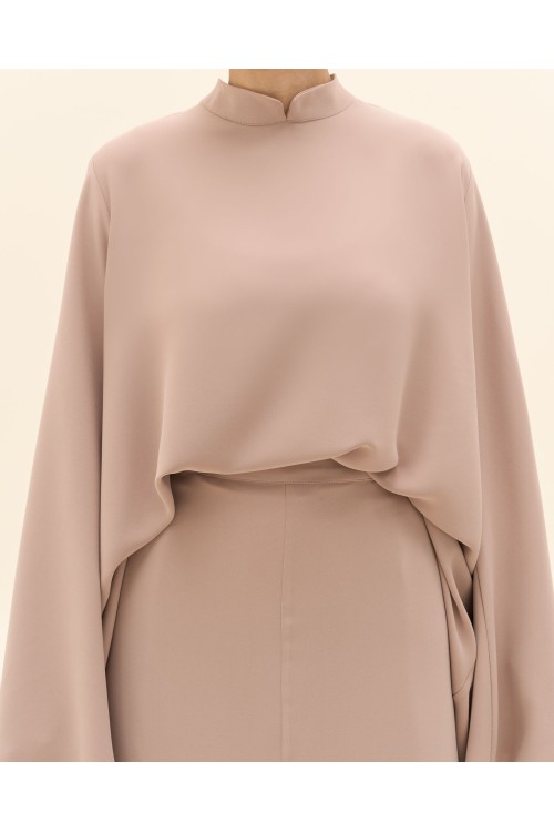 Cape Cara beige poudré