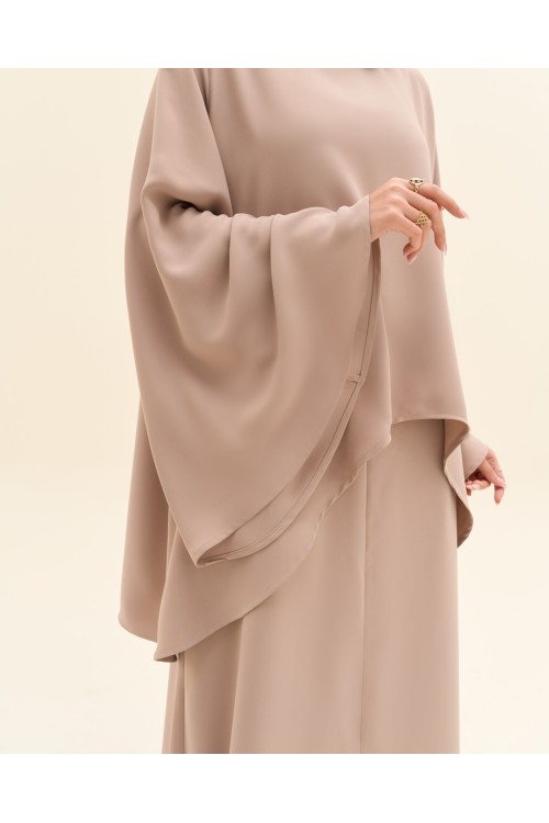 Cape Cara beige poudré