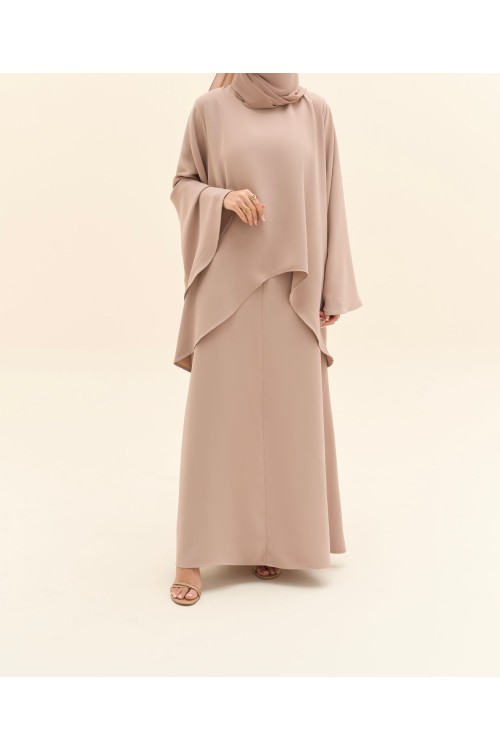 Cape Cara beige poudré
