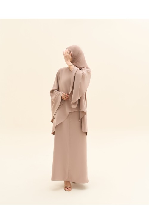 Jupe Laha beige poudré