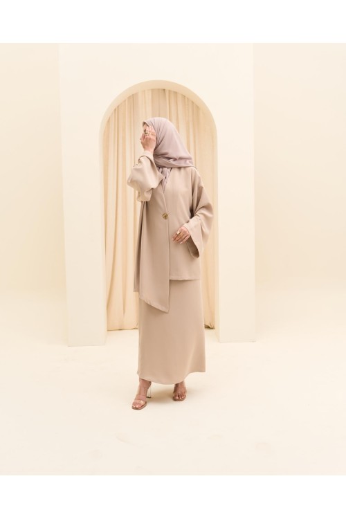 Ensemble asymétrique Deva beige