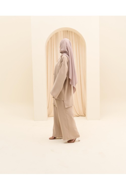 Ensemble asymétrique Deva beige