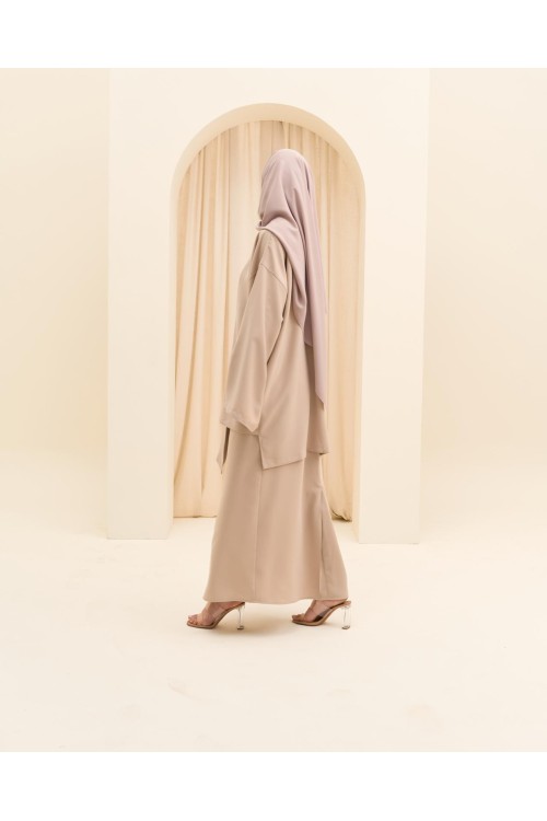 Ensemble asymétrique Deva beige