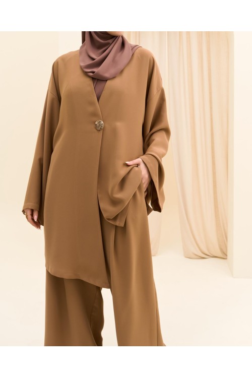 Ensemble asymétrique Deva noisette