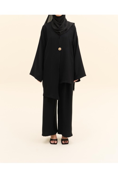 Ensemble asymétrique Deva noir