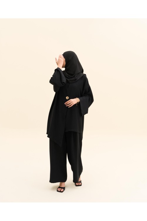 Ensemble asymétrique Deva noir