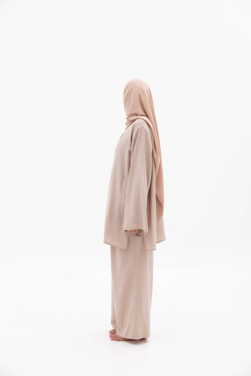 Ensemble Julia rose poudre
