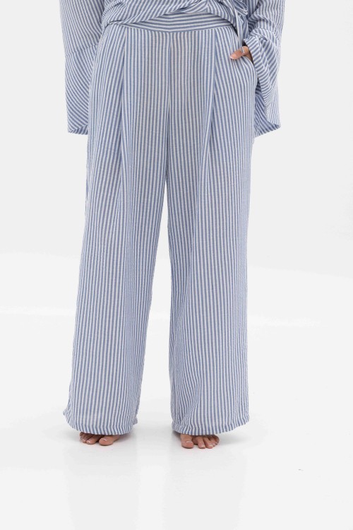 Ensemble Océane rayé blue