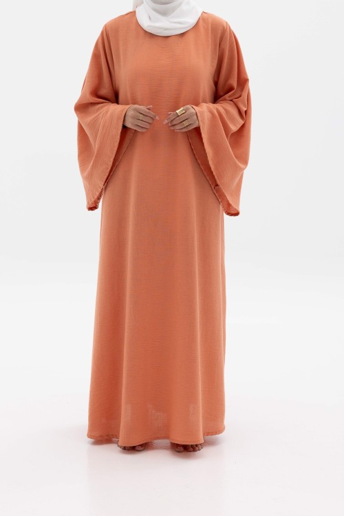 Robe Cynthia saumon