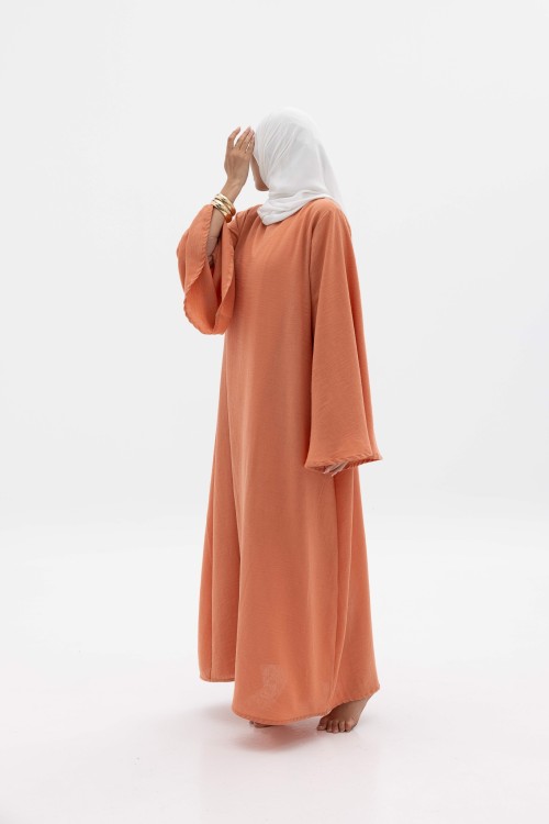 Robe Cynthia saumon