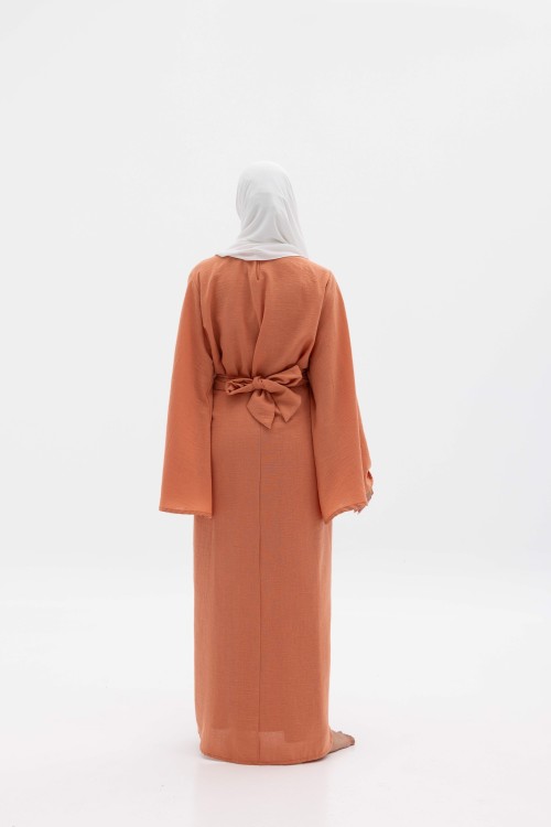 Robe Cynthia saumon