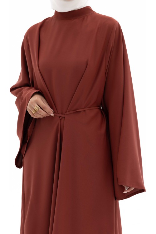 Robe Clarisse Brique