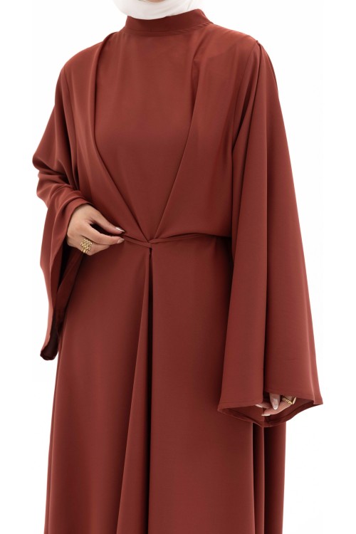Robe Clarisse Brique
