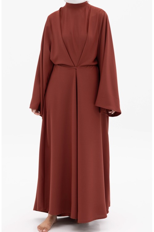 Robe Clarisse Brique